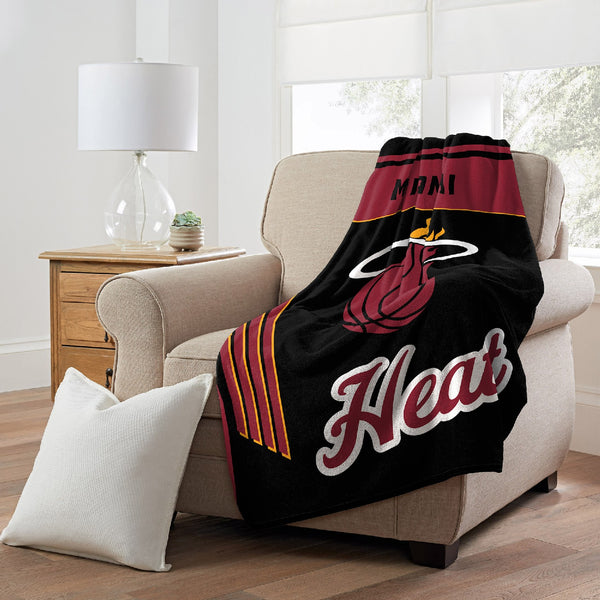 Sweet Home Collection Miami Heat NBA Officially Licensed Throw Blanket 46x60