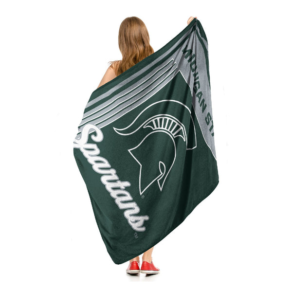 Sweet Home Collection Michigan State Spartans NCAA Officially Licensed Throw Blanket 46x60