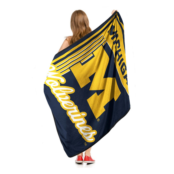 Sweet Home Collection Michigan Wolverines NCAA Officially Licensed Throw Blanket 46x60