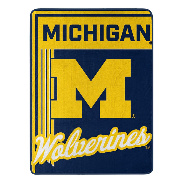 sweet home collection Michigan Wolverines NCAA Officially Licensed Throw Blanket 46x60