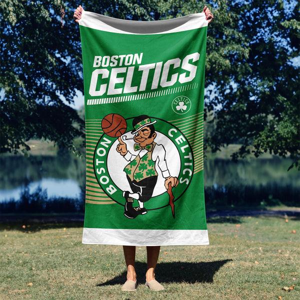 Sweet Home Collection NBA Officially Licensed Boston Celtics 30" X 60" Beach Towel