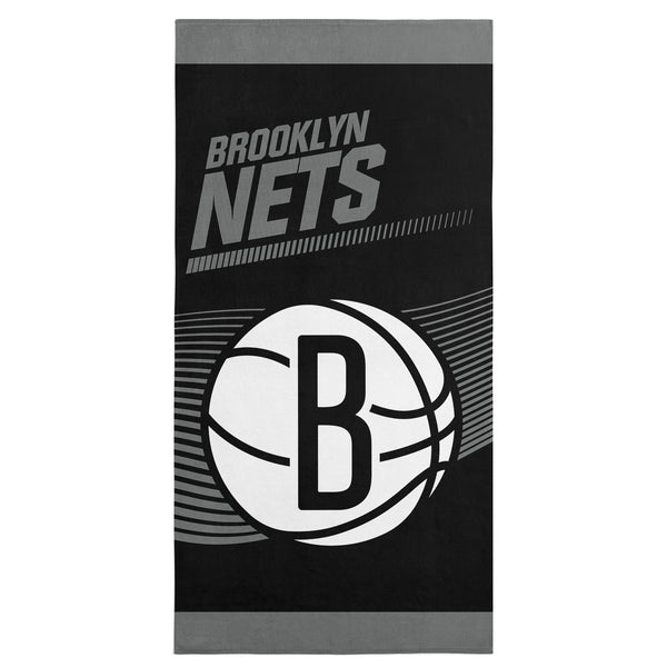Sweet Home Collection NBA Officially Licensed Brooklyn Nets 30" X 60" Beach Towel