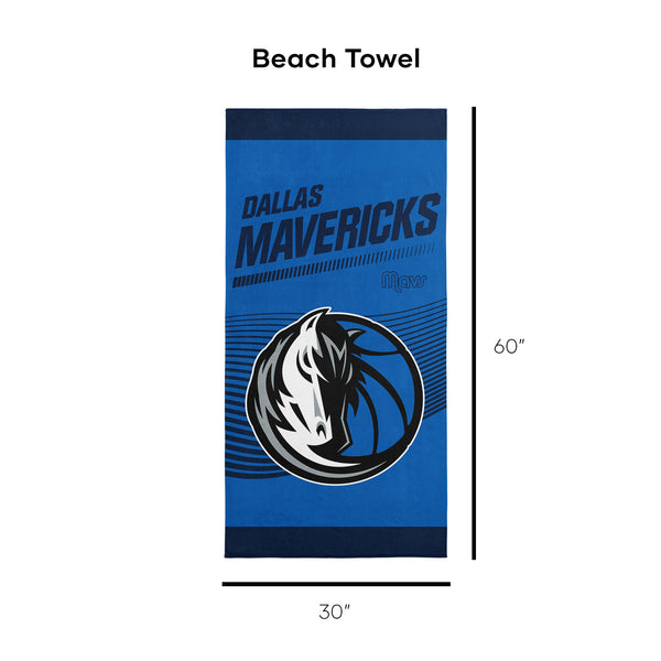 Sweet Home Collection NBA Officially Licensed Dallas Mavericks 30" X 60" Beach Towel