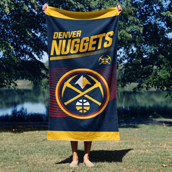 Sweet Home Collection NBA Officially Licensed Denver Nuggets 30" X 60" Beach Towel