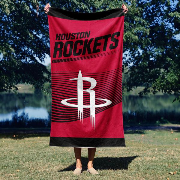 Sweet Home Collection NBA Officially Licensed Houston Rockets 30" X 60" Beach Towel