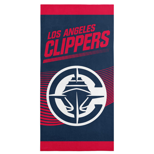 Sweet Home Collection NBA Officially Licensed Los Angeles Clippers 30" X 60" Beach Towel