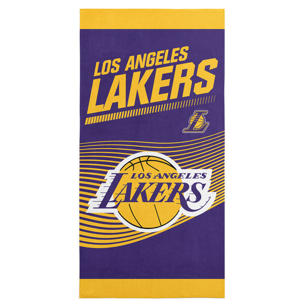Sweet Home Collection NBA Officially Licensed Los Angeles Lakers 30" X 60" Beach Towel