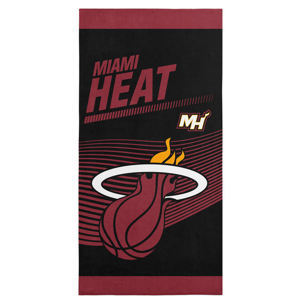 Sweet Home Collection NBA Officially Licensed Miami Heat 30" X 60" Beach Towel