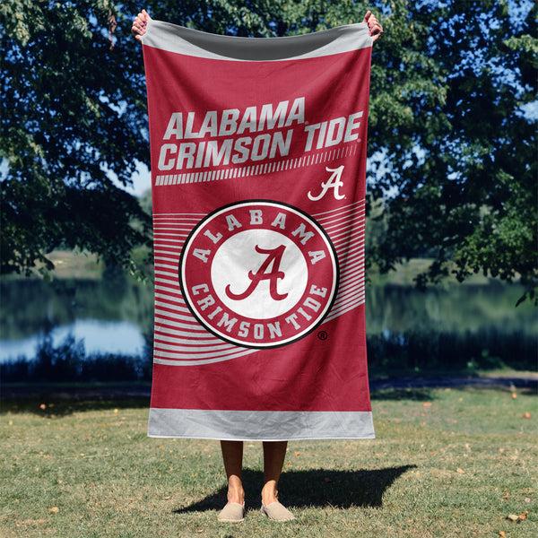 Sweet Home Collection NCAA Officially Licensed Alabama Crimson Tide 30" X 60" Beach Towel