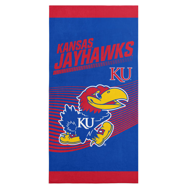 Sweet Home Collection NCAA Officially Licensed Kansas Jayhawks 30" X 60" Beach Towel