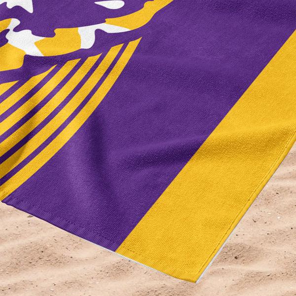 Sweet Home Collection NCAA Officially Licensed LSU Tigers 30" X 60" Beach Towel