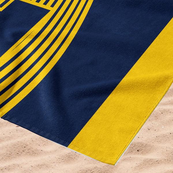 Sweet Home Collection NCAA Officially Licensed Michigan Wolverines 30" X 60" Beach Towel