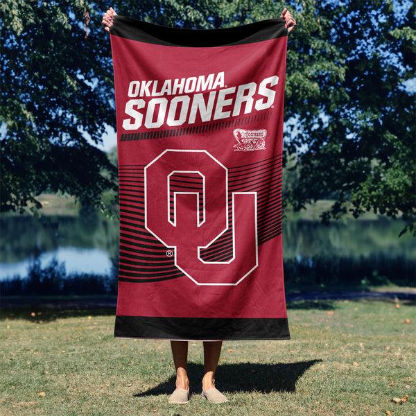 Sweet Home Collection NCAA Officially Licensed Oklahoma Sooners 30" X 60" Beach Towel