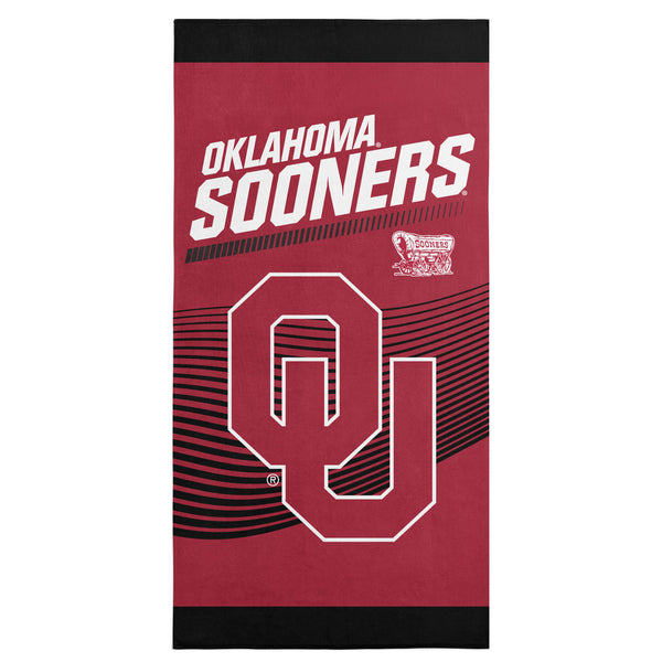 sweet home collection NCAA Officially Licensed Oklahoma Sooners 30" x 60" Beach Towel