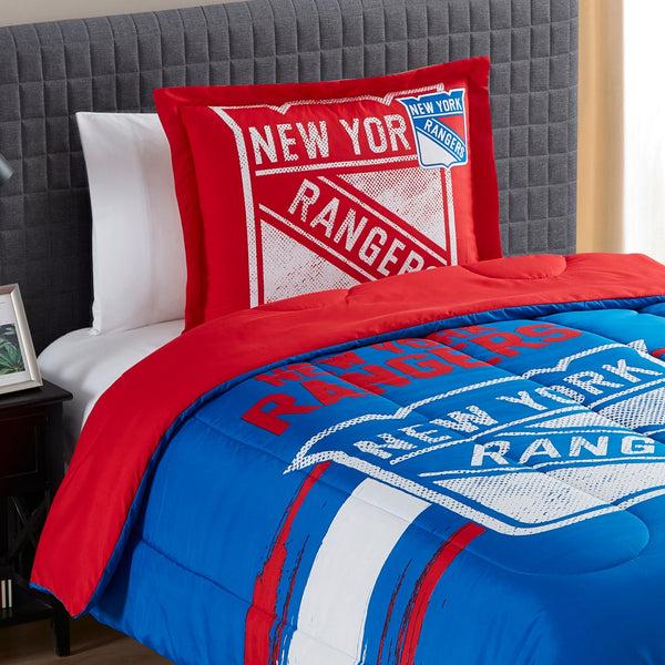 Sweet Home Collection New York Rangers NHL Officially Licensed 3-Piece Comforter Set