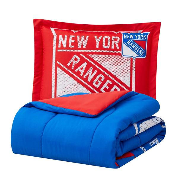 Sweet Home Collection New York Rangers NHL Officially Licensed 3-Piece Comforter Set