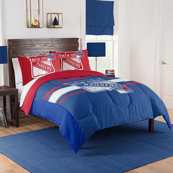 sweet home collection New York Rangers NHL Officially Licensed 3-Piece Comforter Set