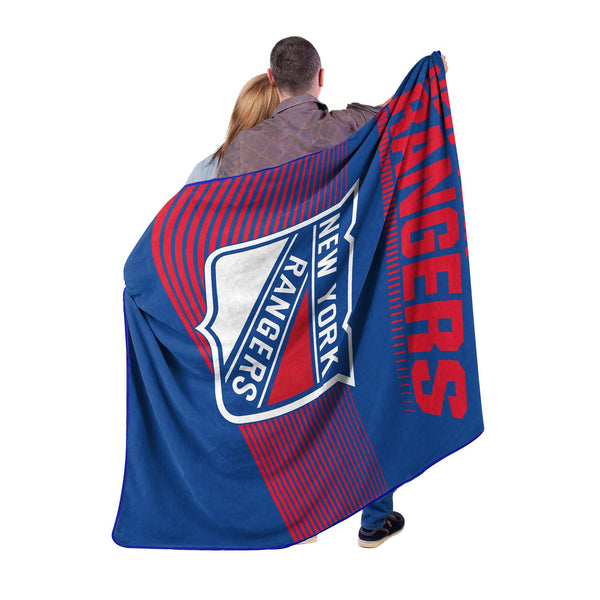 Sweet Home Collection New York Rangers NHL Officially Licensed Raschel Throw Blanket 60x80