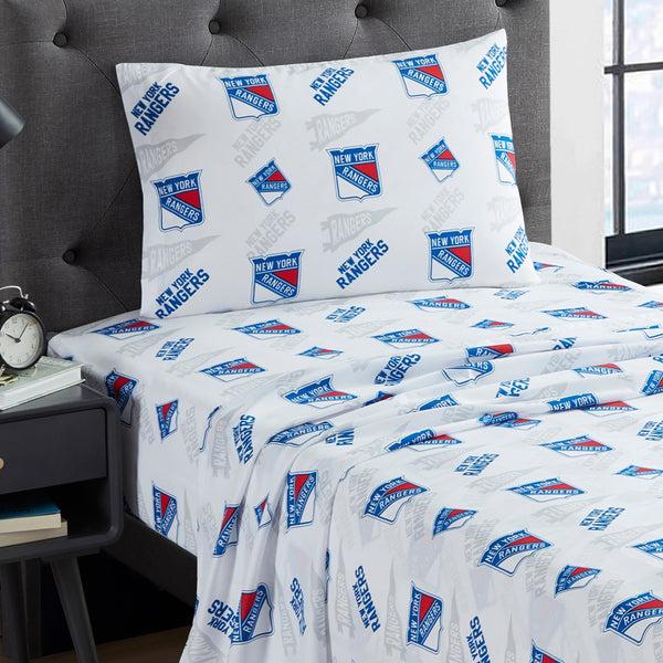 Sweet Home Collection New York Rangers NHL Officially Licensed Sheet Set