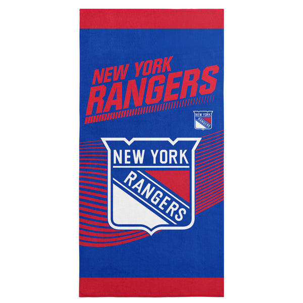 Sweet Home Collection NHL Officially Licensed New York Rangers 30" X 60" Beach Towel