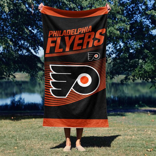 Sweet Home Collection NHL Officially Licensed Philadelphia Flyers 30" X 60" Beach Towel
