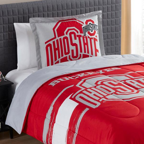Sweet Home Collection Ohio State Buckeyes NCAA Officially Licensed 3-Piece Comforter Set