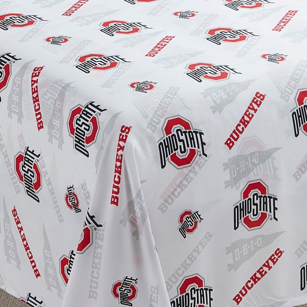 Sweet Home Collection Ohio State Buckeyes NCAA Officially Licensed Sheet Set