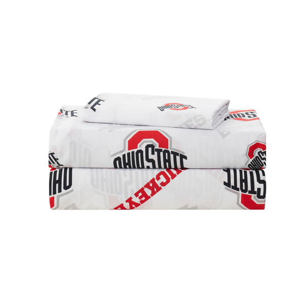 Sweet Home Collection Ohio State Buckeyes NCAA Officially Licensed Sheet Set