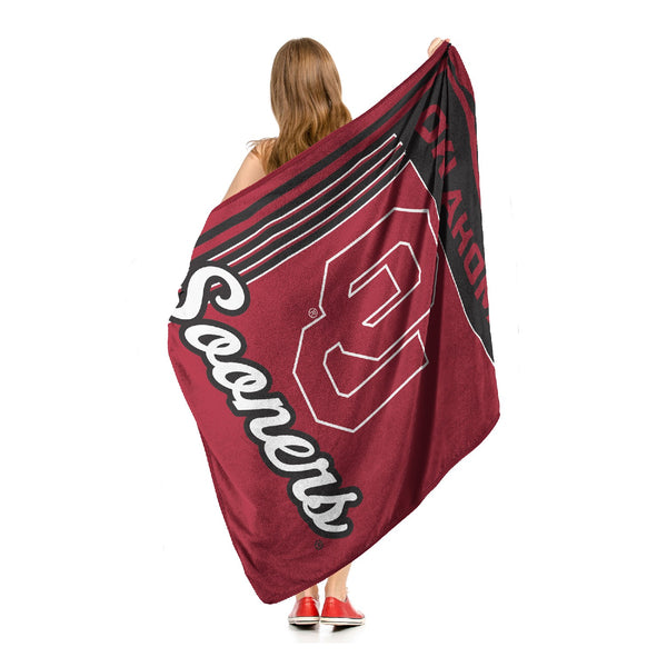 Sweet Home Collection Oklahoma Sooners NCAA Officially Licensed Throw Blanket 46x60