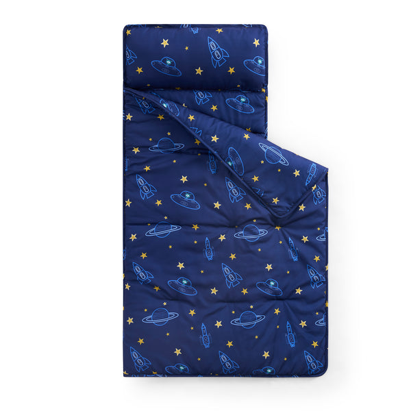 sweet home collection Out of Space Sleeping Bag/Nap Mat for Kids with Removable Pillow 20"x50" sweet home collection Out of Space Sleeping Bag/Nap Mat for Kids with Removable Pillow 20"x50"