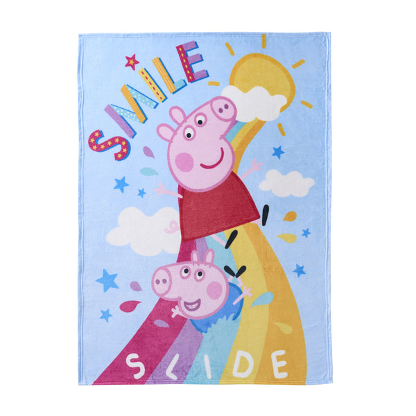 Sweet Home Collection Peppa Pig Micro Raschel Throw Blanket 46"x60"
