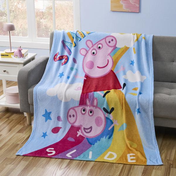 Sweet Home Collection Peppa Pig Micro Raschel Throw Blanket 46"x60"