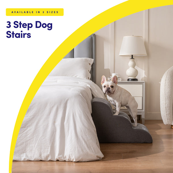 Sweet Home Collection Pet Stairs/Ramp Non Slip High Density Foam 3/4/5 Steps