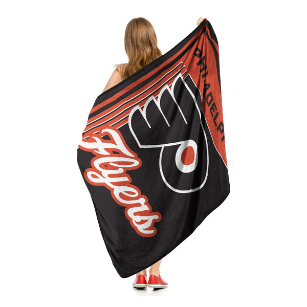 Sweet Home Collection Philadelphia Flyers NHL Officially Licensed Throw Blanket 46x60