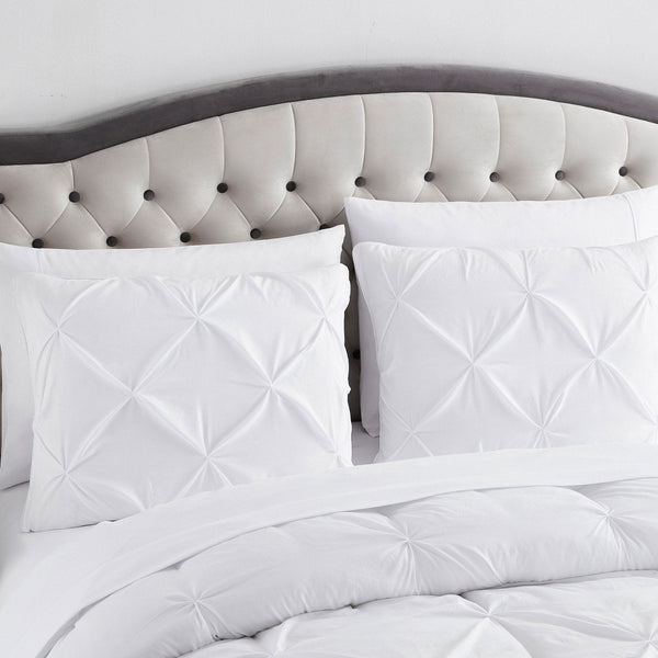 Sweet Home Collection Pinch Pleat 8-Piece Bed In A Bag Set