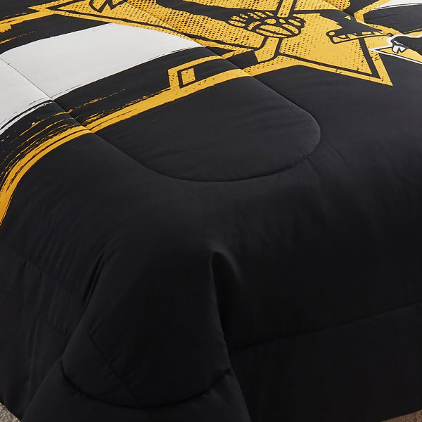 Sweet Home Collection Pittsburgh Penguins NHL Officially Licensed 3-Piece Comforter Set