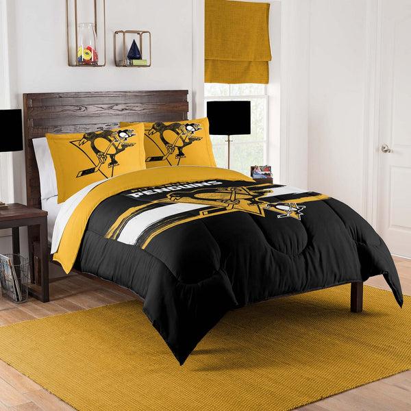sweet home collection Pittsburgh Penguins NHL Officially Licensed 3-Piece Comforter Set