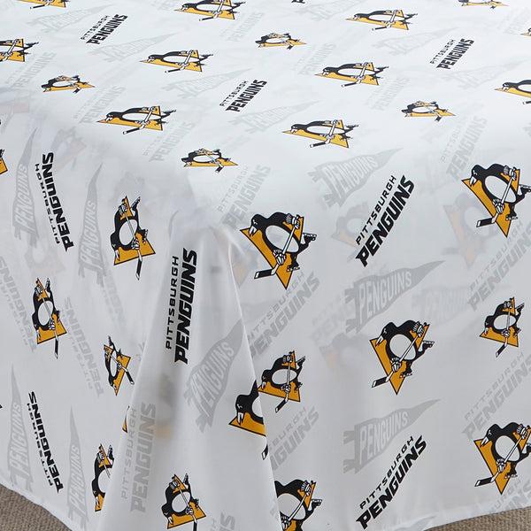 Sweet Home Collection Pittsburgh Penguins NHL Officially Licensed Sheet Set