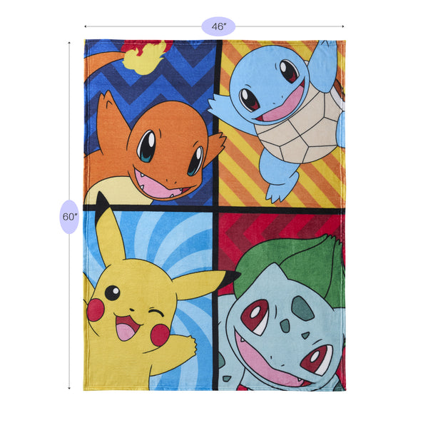 Sweet Home Collection Pokémon Micro Raschel Throw Blanket 46"x60"
