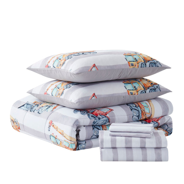 Sweet Home Collection Printed Kids Bed In A Bag Set
