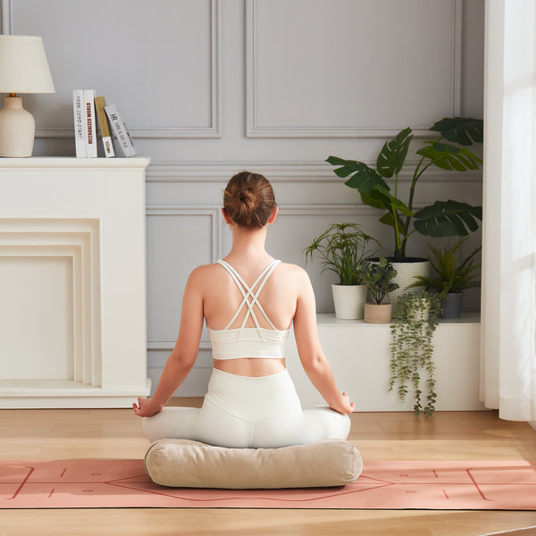 Sweet Home Collection Rectangular Meditation Yoga Cushion Pillow 25 X 12 X 5