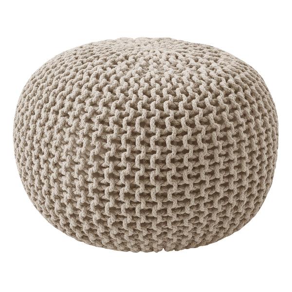 sweet home collection Round Cotton Knitted Pouf Ottoman sweet home collection Round Cotton Knitted Pouf Ottoman