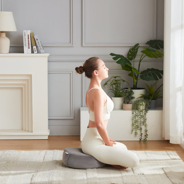 Sweet Home Collection Round Meditation Yoga Cushion Pillow 16 X 16 X 5