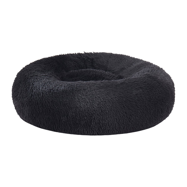 sweet home collection Round Shaggy Faux Fur Pet Beds