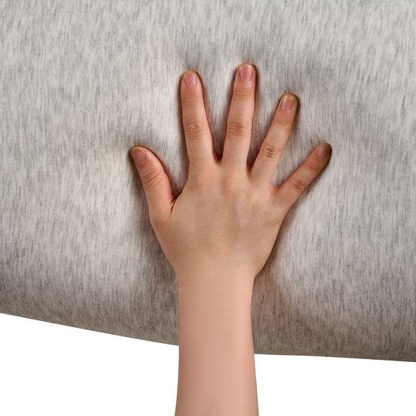 Sweet Home Collection Shaped Full Body Maternity Pillow Bean Filled With Removable Cover