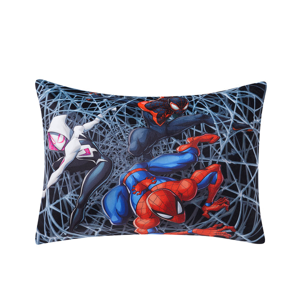 Sweet Home Collection Spiderman & Friends Kids Reversible Pillow With Removable Shell