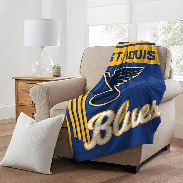 Sweet Home Collection St. Louis Blues NHL Officially Licensed Throw Blanket 46x60