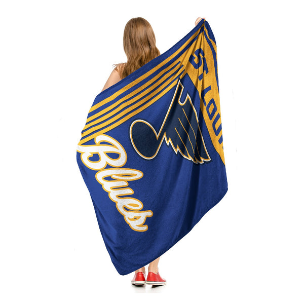 Sweet Home Collection St. Louis Blues NHL Officially Licensed Throw Blanket 46x60