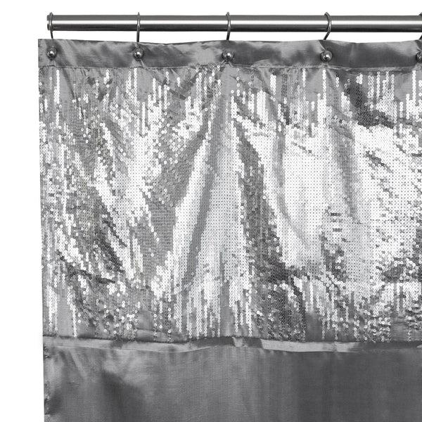Sweet Home Collection Glamour Shower Curtain