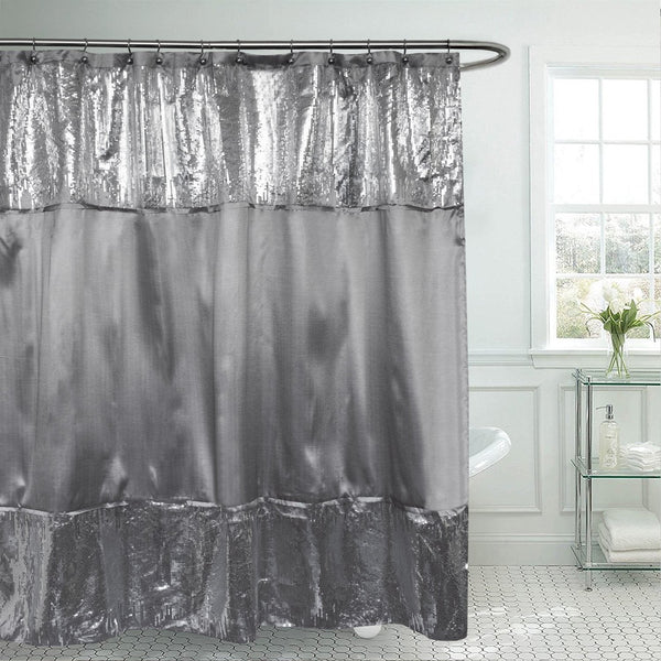 sweet home collection Glamour Shower Curtain